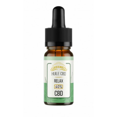 Huile 40% CBD ''RELAX'' - Greeneo