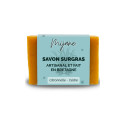 Savon Surgras Artisanal CBD (huile de chanvre) - Citronnelle/Cèdre - Mijane