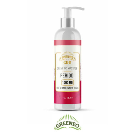 Creme de massage ''règles'' CBD ''PERIOD'' - Greeneo
